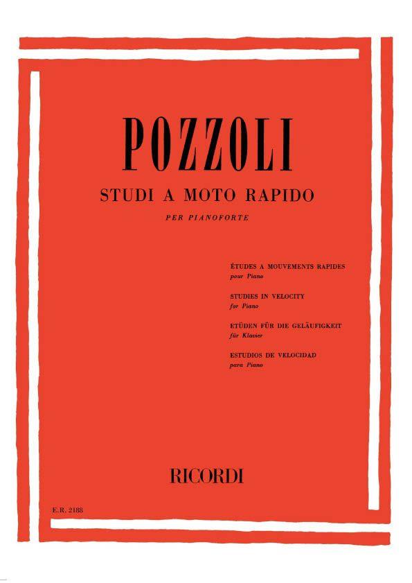 Pozzoli Studi A Moto Rapido - Per Pianoforte - pro klavír